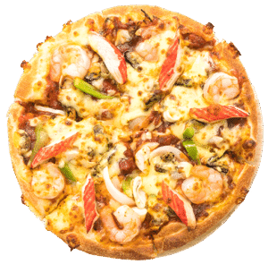 Pizza With Seafood Italian Foods